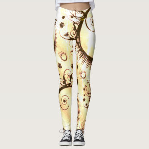 Verdredi Swirls Fancy Comfy Yoga Pants Leggings