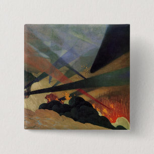 Verdun (by Félix Vallotton) 15 Cm Square Badge