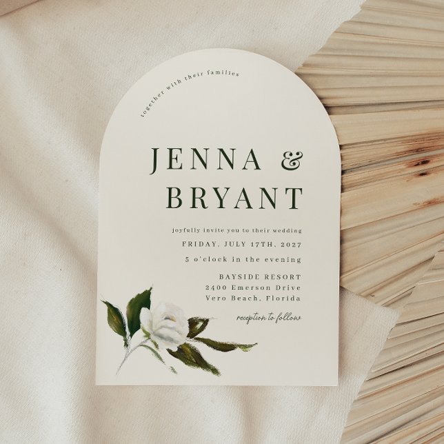 VERDURE Garden Floral Wedding Invitation (Creator Uploaded)