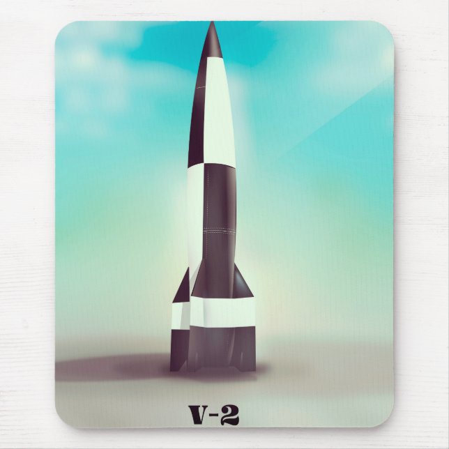 Vergeltungswaffe V2 Rocket Mouse Pad (Front)