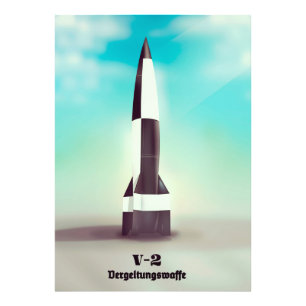 Vergeltungswaffe V2 Rocket Photo Print