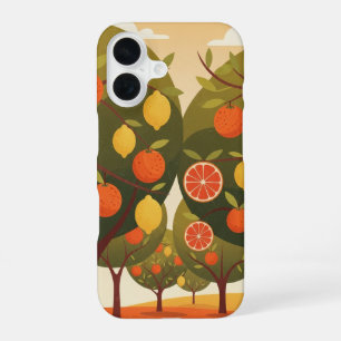 Verger d’Agrumes Vintage iPhone 16 Case