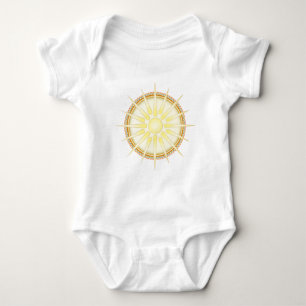 Vergina Sun (Star of Vergina) Baby Bodysuit