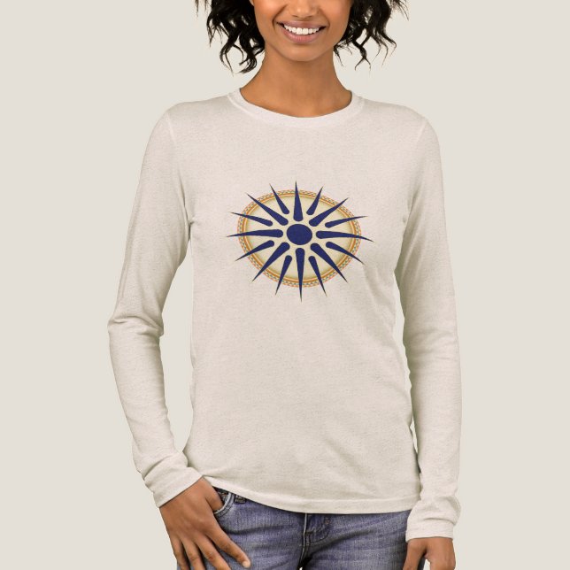 Vergina Sun (version 2) Tri-Blend Shirt (Front)