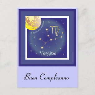 Vergine 23 agosto al 23 settembre Postkarte Postcard