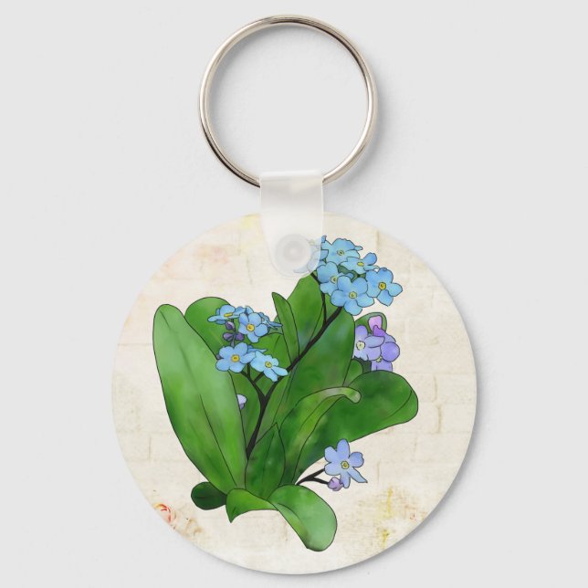 Vergissmeinicht Key Ring (Front)