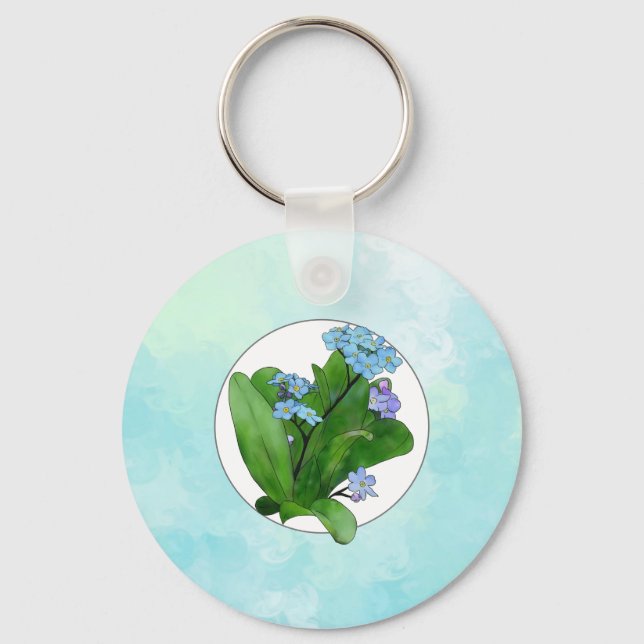 Vergissmeinicht Key Ring (Front)