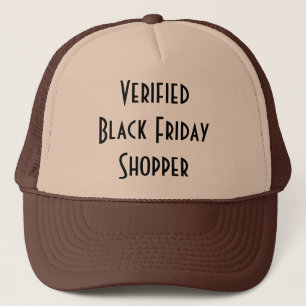 Verified Black Friday Shopper, hat