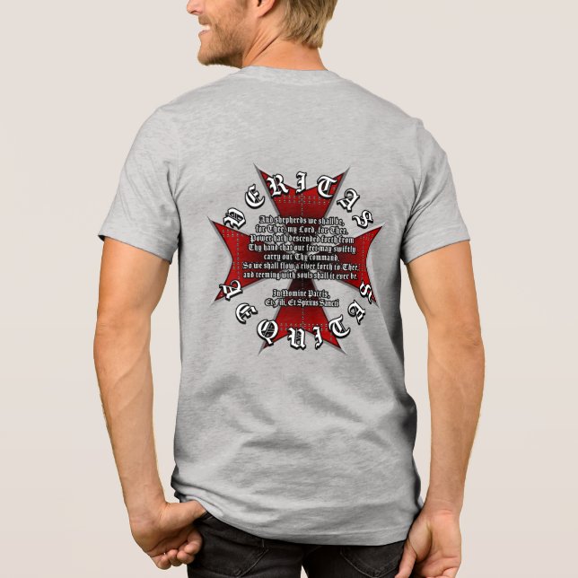 Veritas Aequitas Tri-Blend Shirt (Back)