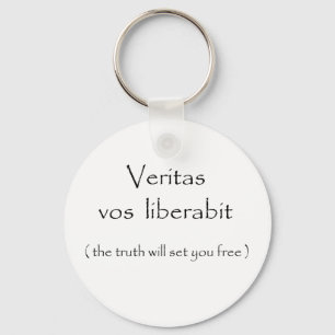Veritas vos liberabit-keychain key ring