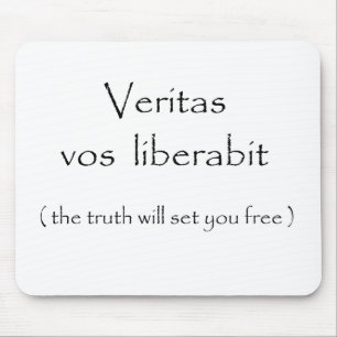 Veritas vos liberabit-mousepad mouse pad