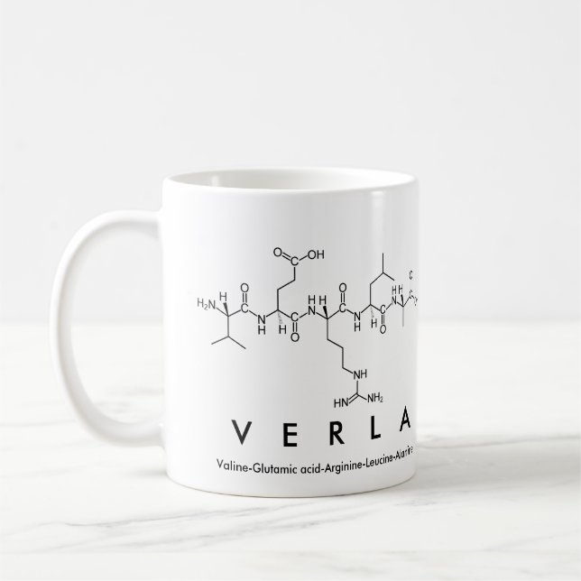 Verla peptide name mug (Left)