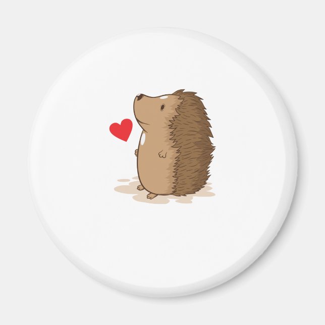 verliebter Igel Magnet (Front)