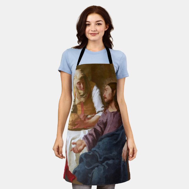 Vermeer - Christ in the House of Martha and Mary Apron (Worn)