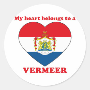 Vermeer Classic Round Sticker
