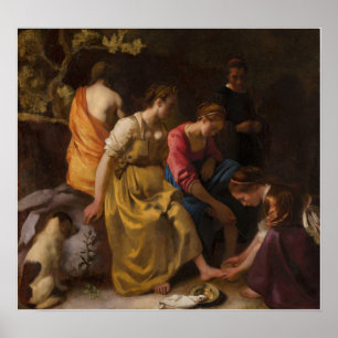 Vermeer - Diana And Her Companions 1656 Poster
