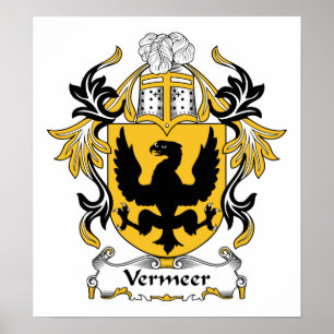 Vermeer Family Crest Poster