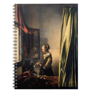Vermeer - Girl Reading a Letter at an Open Window Notebook