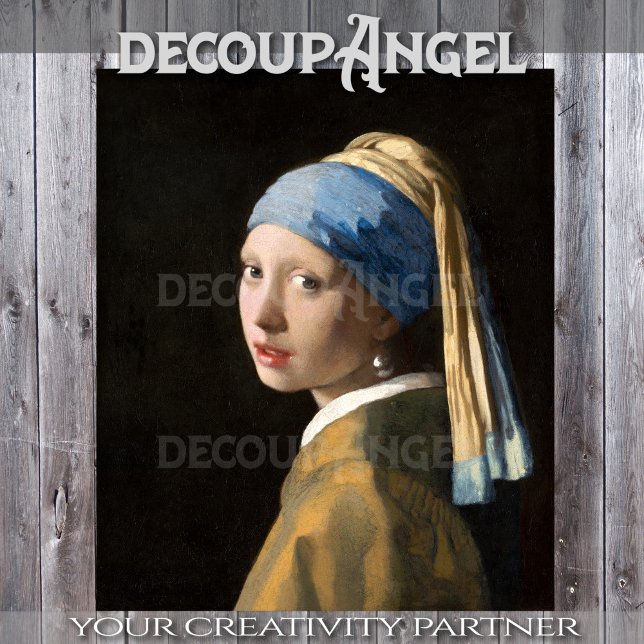 Vermeer- Girl with a Pearl Earring Decoupage Tissue Paper (Creator Uploaded)