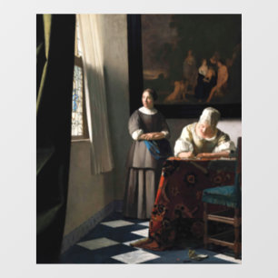 Vermeer - Lady Writing a Letter with her Maid