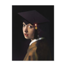 Vermeer Pearl Earring  Graduation Grad Cap