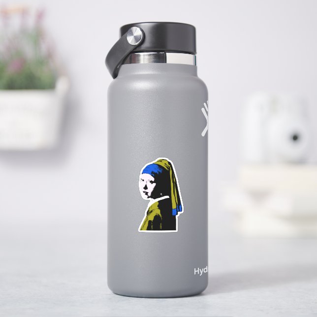 Vermeer Pearl Earring  Pop Art (HydroFlask)