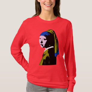 Vermeer Pearl Earring  Pop Art T-Shirt