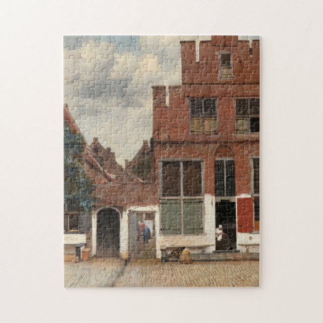 Vermeer, The Little Street - Fine Art Jigsaw Puzzle (Vertical)