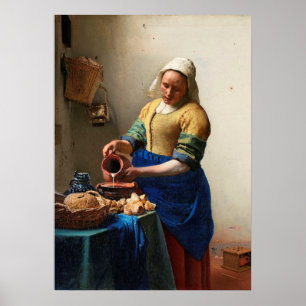 Vermeer - The Milkmaid Poster