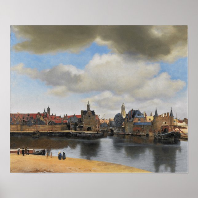 Vermeer - View Of Delft 1663 Poster (Front)