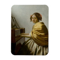 Vermeer Woman Playing Keyboard