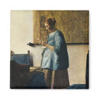 Vermeer's Woman in Blue Reading a Letter ca.1665