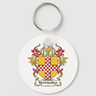 Vermeulen Family Crest Key Ring