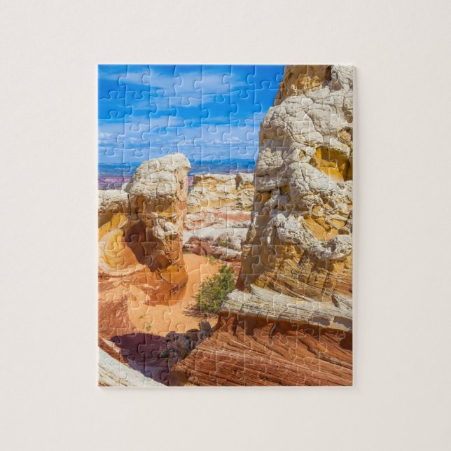 Vermilion Cliff Rock Formations Jigsaw Puzzle (Vertical)