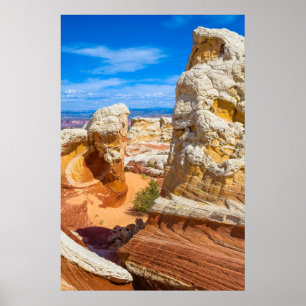 Vermilion Cliff Rock Formations Poster