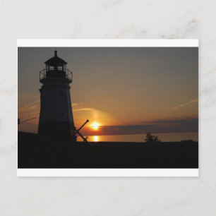 Vermilion Light House Postcard