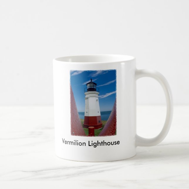 Vermilion Lighthouse Mug (Right)