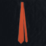 Vermilion Orange D74826 Colour Add Your Name Optio Tie<br><div class="desc">A full scale PNG image based on the HEX code (six-digit hex triplet) shown. Use this code to mix, match and customise any other item to go with this, or to add to other collections. Hex codes may be used to customise most text and background colours on Zazzle products. You...</div>