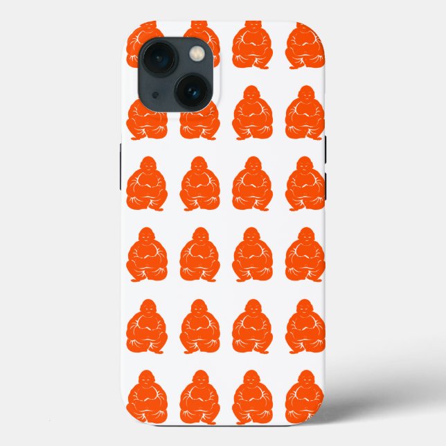 Vermillion Asian Moods Buddah Boys Case-Mate iPhone Case (Back)