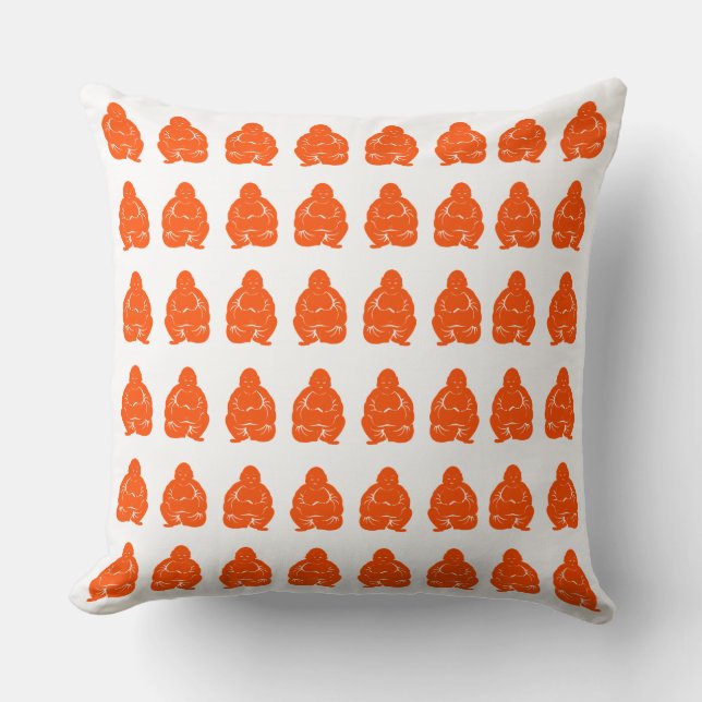 Vermillion Asian Moods Buddah Boys Cushion (Front)