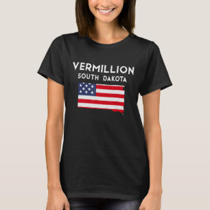 Vermillion South Dakota USA State America Travel S T-Shirt