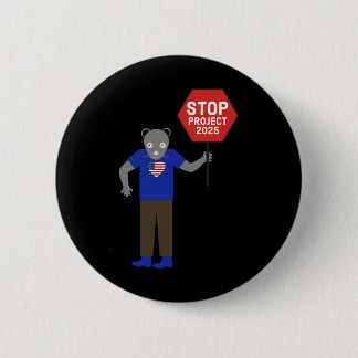 “vermin” Activist Stop Project 2025. 6 Cm Round Badge