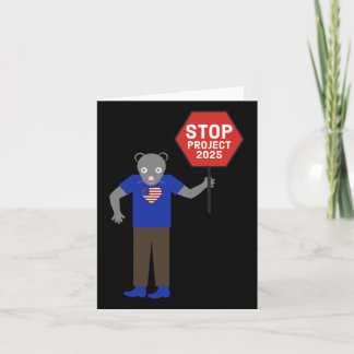 “vermin” Activist Stop Project 2025.  Card