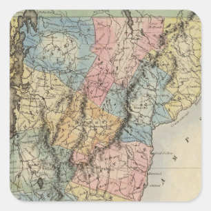 Vermont 4 square sticker