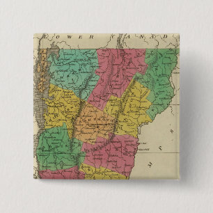 Vermont 9 15 cm square badge