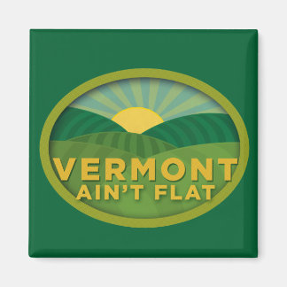 Vermont Ain't Flat Magnet