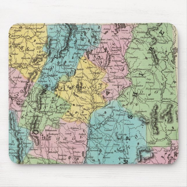 Vermont And New Hampshire Mouse Pad (Front)