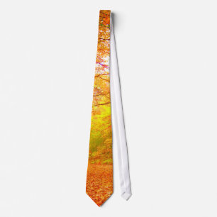 Vermont Autumn Nature Fine Art Tie