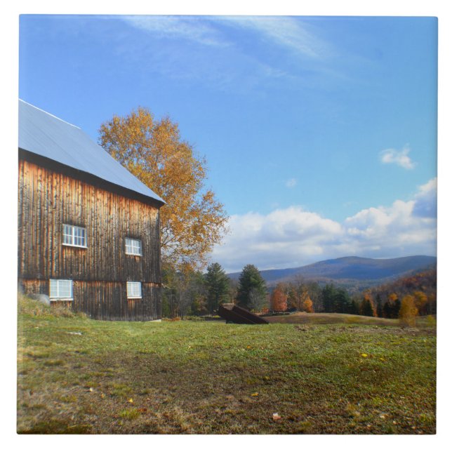 Vermont Barn Ceramic Tile (Front)