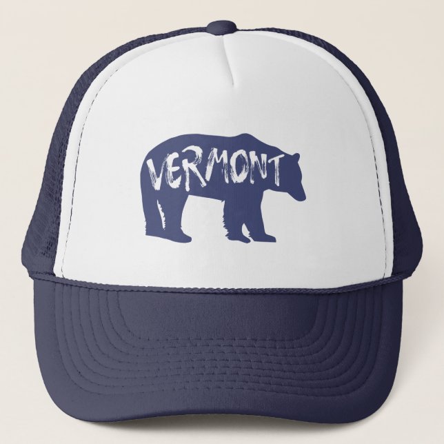 Vermont Bear Trucker Hat (Front)
